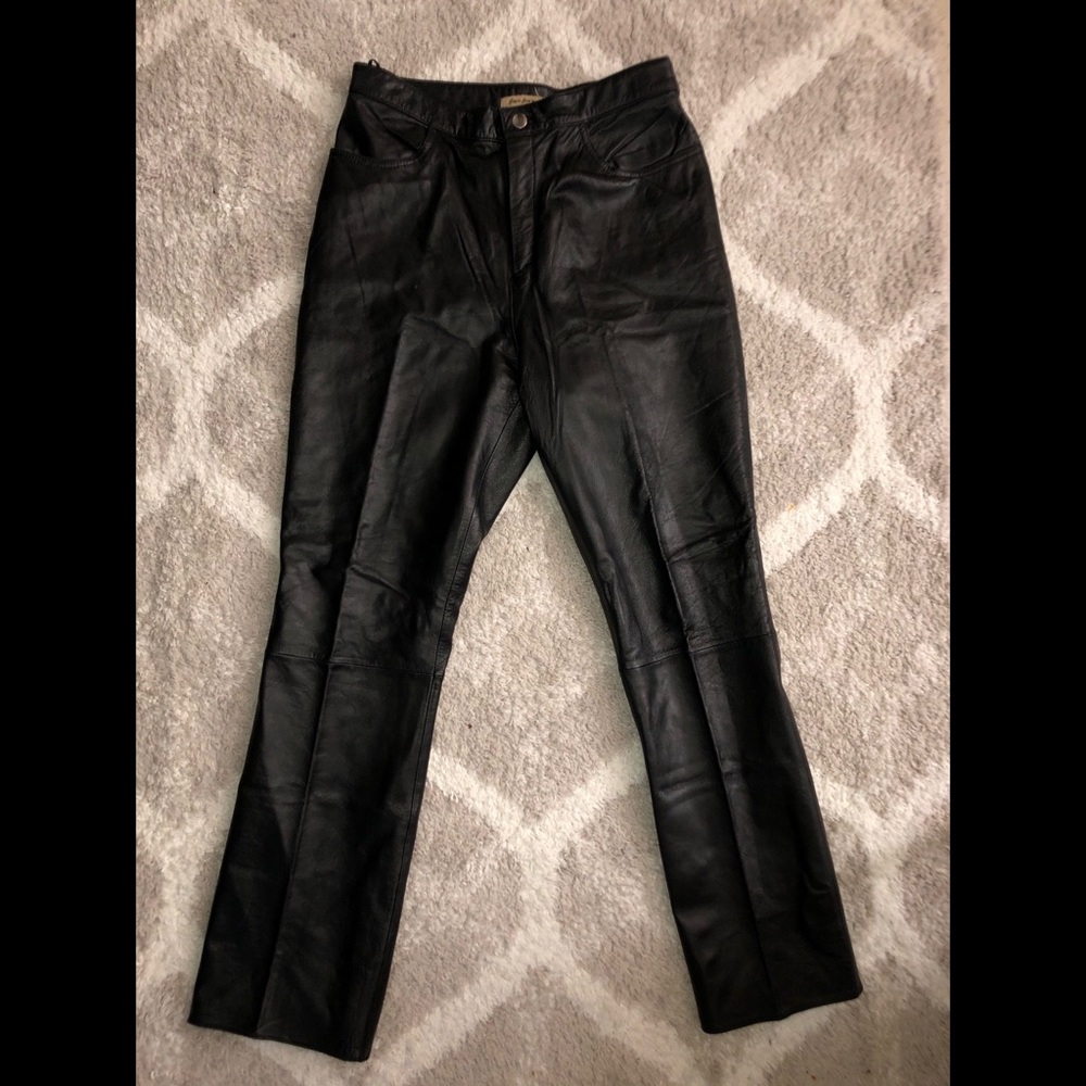 Vintage Ron Garson Women Leather Pants
